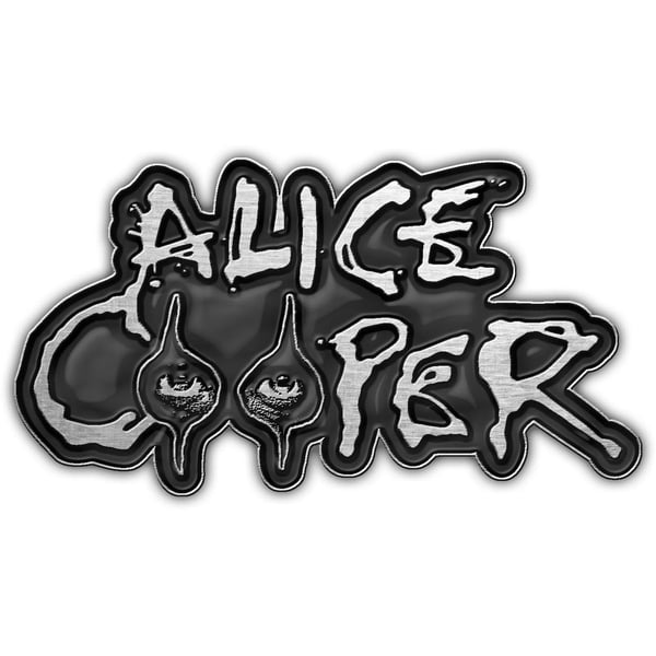 Alice Cooper Enamel Eyes Badge