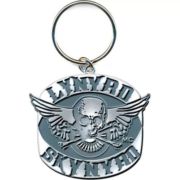 Lynyrd Skynyrd Biker Patch Logo Keyring