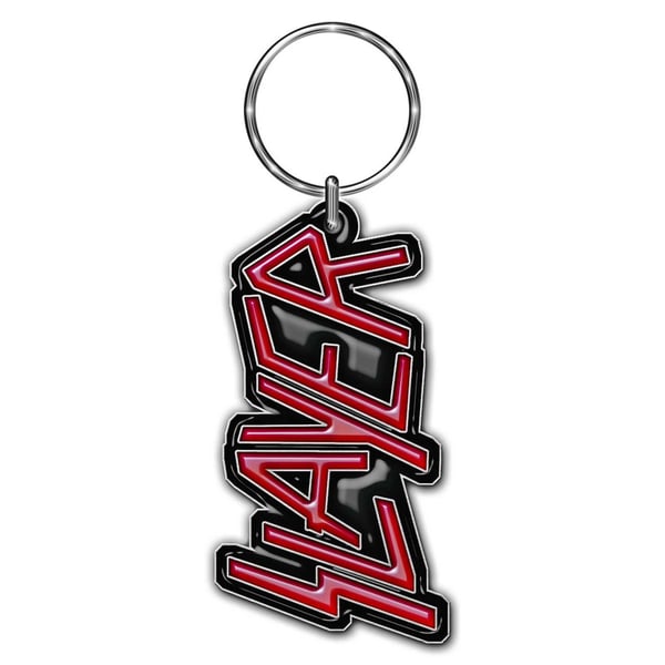 Slayer Die Cut Logo Nyckelring