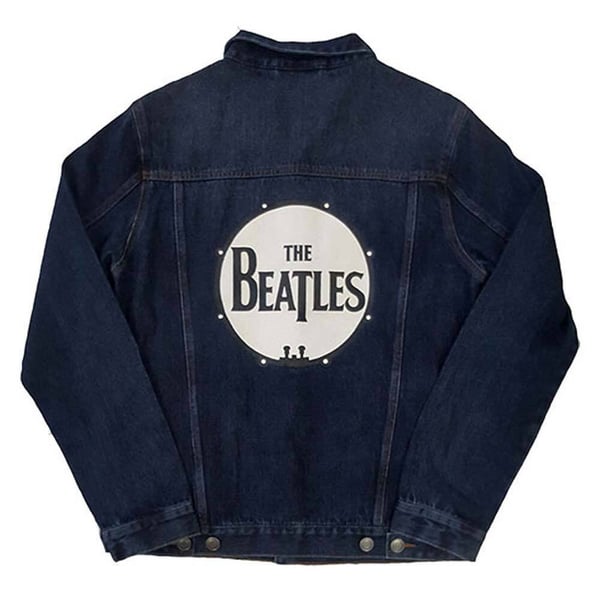 The Beatles Unisex Adult Logo Denim Jacket