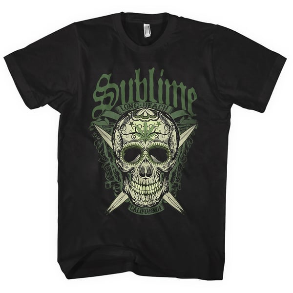 Sublime Unisex Aikuisten Long Beach Puuvillainen T-paita