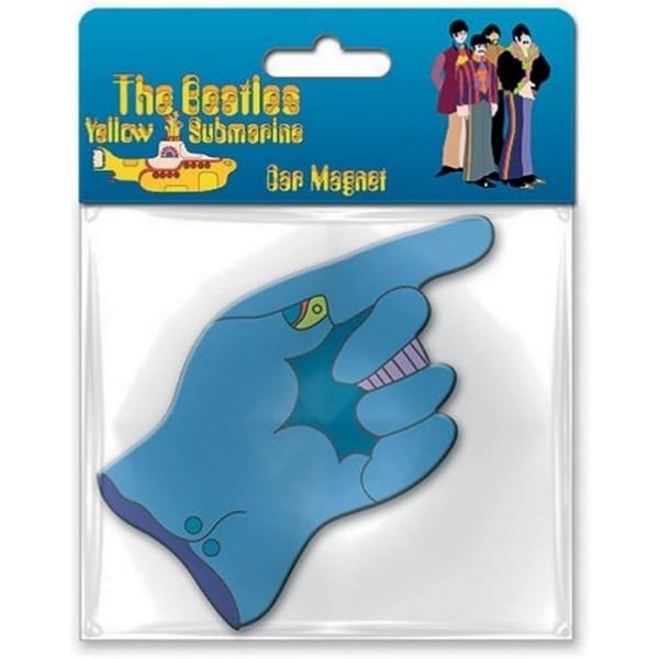 The Beatles Yellow Submarine Flying Glove Kylskåpsmagnet i Gummi