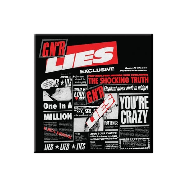 Guns N Roses Lies Kylskåpsmagnet Guns N Roses Lies Kylskåpsmagnet
