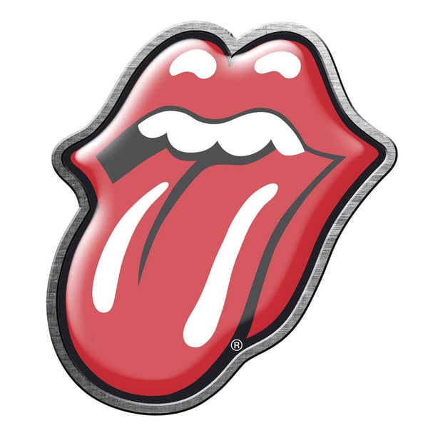 The Rolling Stones Enamel Infill Badge