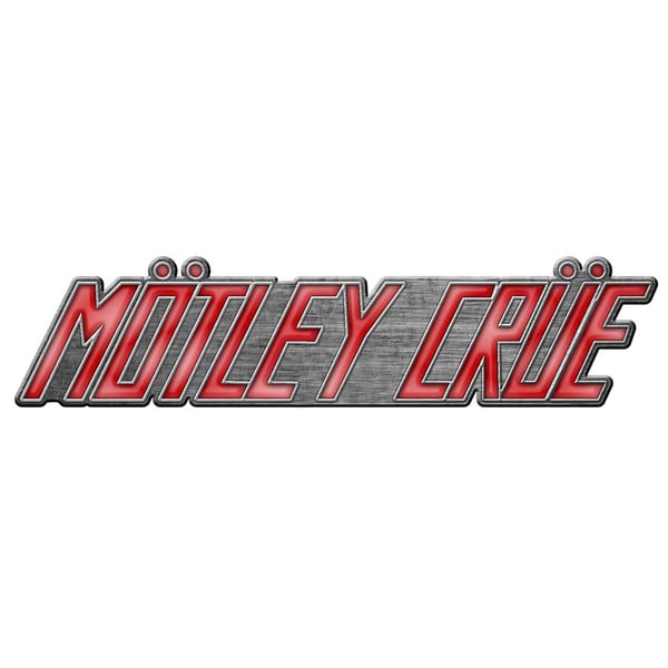 Motley Crue Enamel Infill Logo Badge