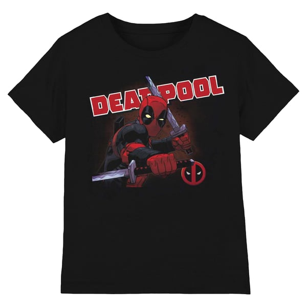Deadpool Unisex Adult Comic Cover Cotton T-Shirt