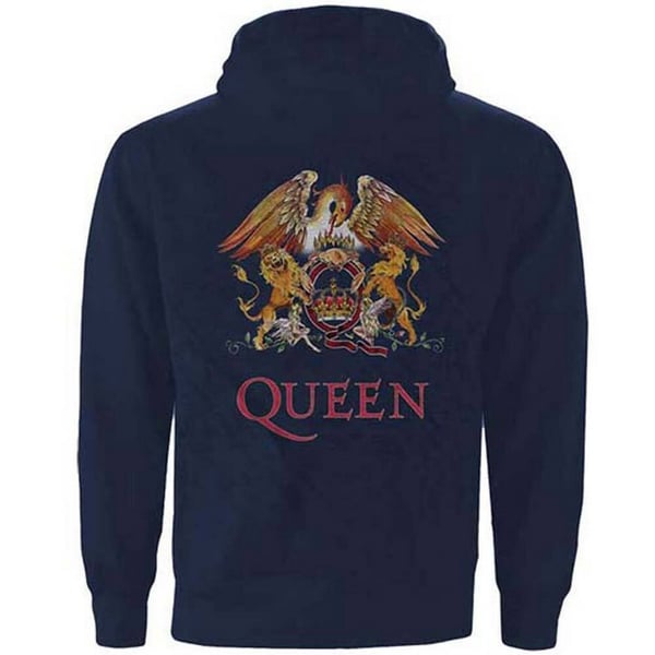 Queen Unisex Vuxen Klassisk Vapen Heldragkedja Hoodie