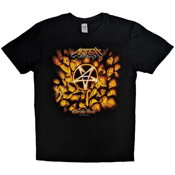 Anthrax Unisex Adult Worship Music Cotton T-Shirt