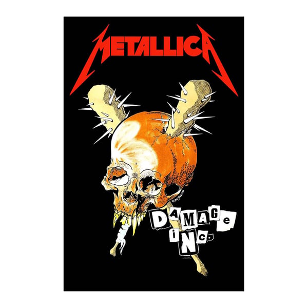 Metallica Damage Inc Textile Poster