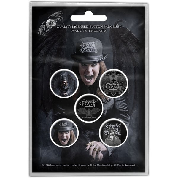 Ozzy Osbourne Ordinary Man Badge (Pack of 5)