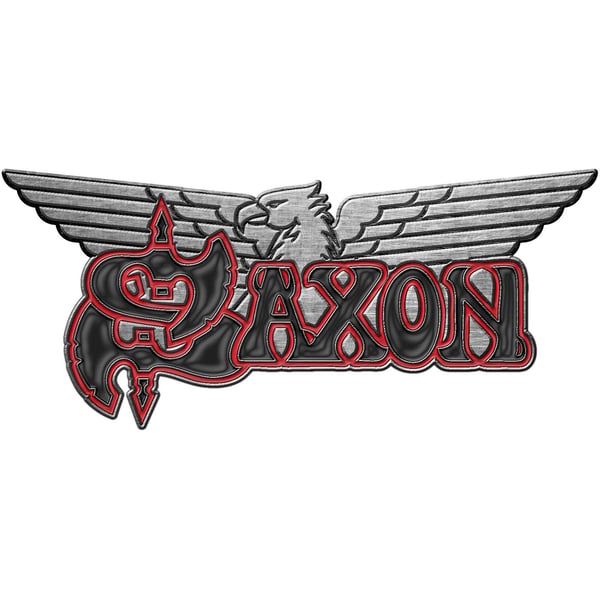 Saxon Enamel Logo & Eagle Badge