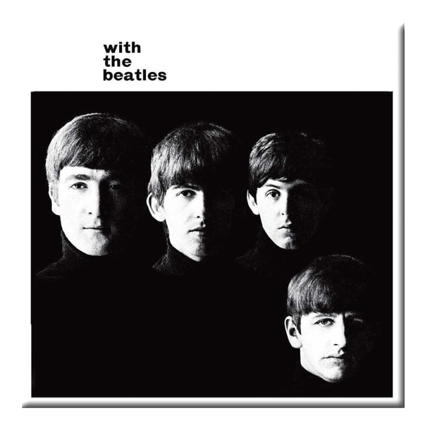 The Beatles With The Beatles Kylskåpsmagnet The Beatles With The Beatles Kylskåpsmagnet