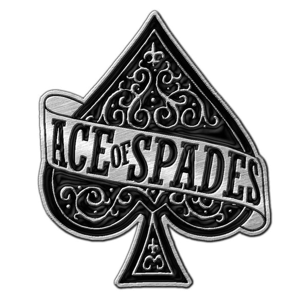 Motorhead Enamel Ace Of Spades Badge
