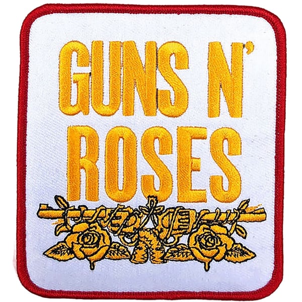 Guns N Roses Woven Stacked Logo Iron On Patch