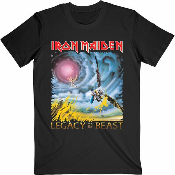 Iron Maiden Unisex Adult The Flight Of Icarus Back Print T-Shirt