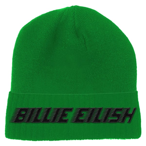 Billie Eilish Unisex Adult Blohsh Logo Beanie & Gloves Set