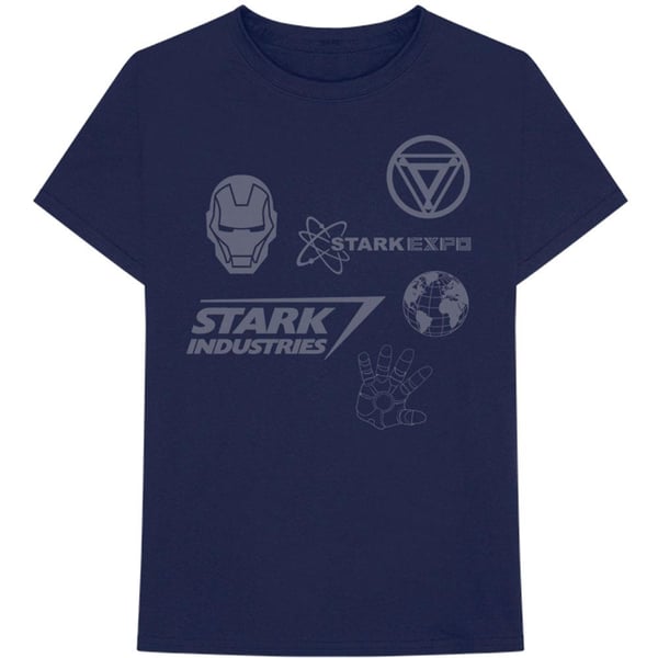 Iron Man Unisex Aikuisten Stark Expo Puuvillainen T-paita