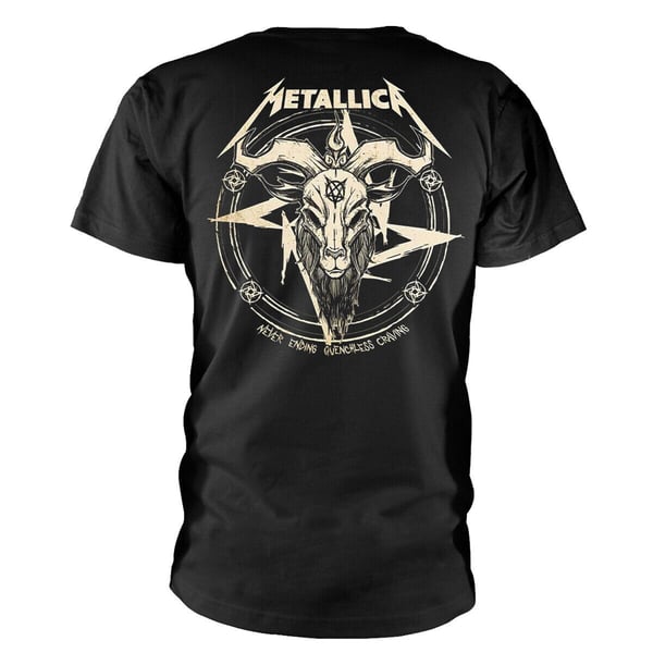 Metallica Unisex Aikuisten Darkness Son Selkäpainatus Puuvilla T-paita