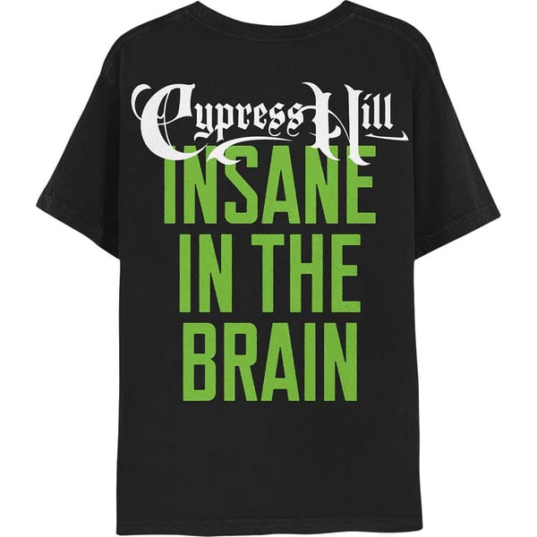 Cypress Hill Unisex Adult Insane In The Brain Back Print Cotton T-Shirt