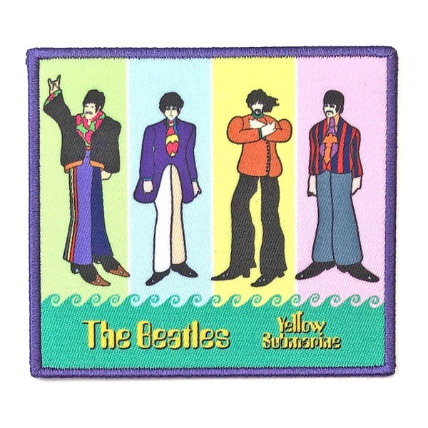The Beatles Yellow Submarine Stripe Patch