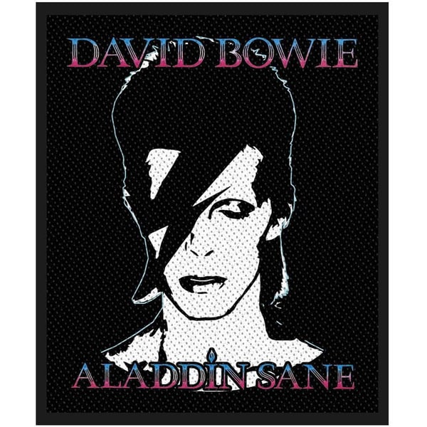 David Bowie Aladdin Sane Woven Patch