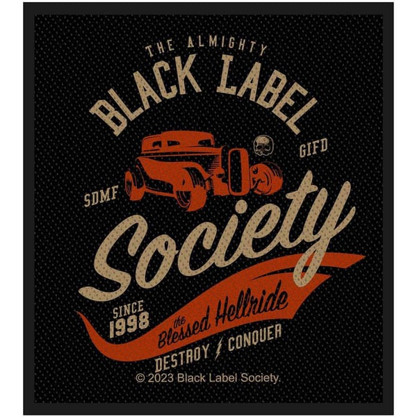Black Label Society The Blessed Hellride Woven Patch