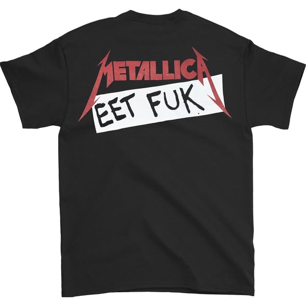 Metallica Unisex Adult Eet Fuk Back Print T-Shirt