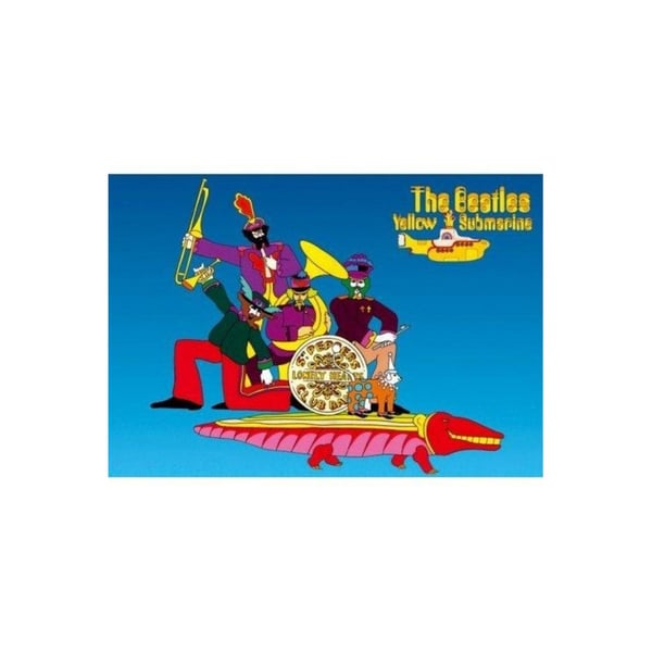 The Beatles Yellow Submarine -postikortti