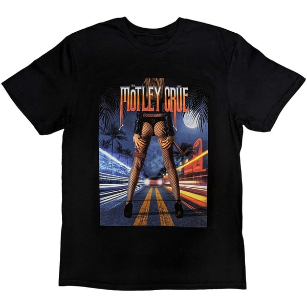 Motley Crue Unisex Adult Miami T-Shirt