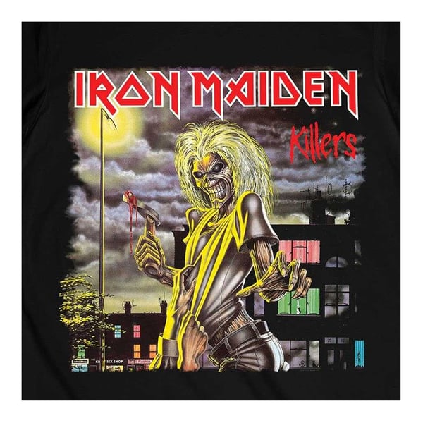 Iron Maiden Unisex Adult Killers Cover T-Shirt