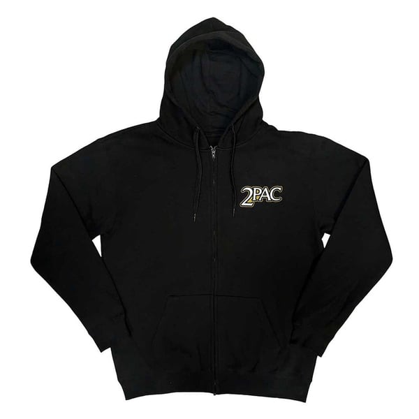 Tupac Shakur Unisex aikuisten Crown Seal -vetoketjuhuppari Tupac Shakur Unisex aikuisten Crown Seal -vetoketjuhuppari