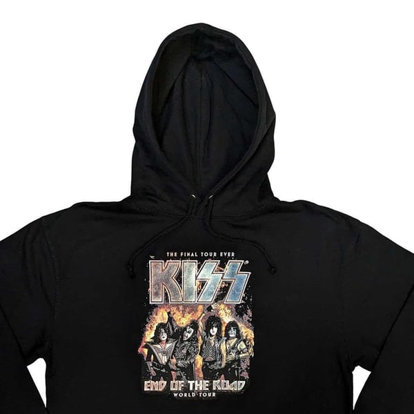 Kiss Unisex Aikuisten End Of The Road Final Tour Huppari