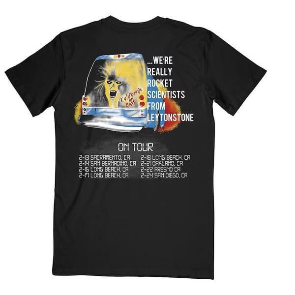 Iron Maiden Unisex Adult Not An English Rock Band Back Print T-Shirt