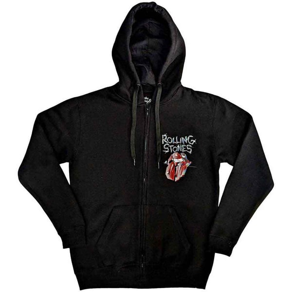 The Rolling Stones Unisex aikuisten Hackney Diamonds -kappalelista täysvetoketjuhuppari The Rolling Stones Unisex aikuisten Hackney Diamonds -kappalelista täysvetoketjuhuppari