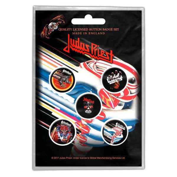 Judas Priest Turbo Badge (Pack of 5)