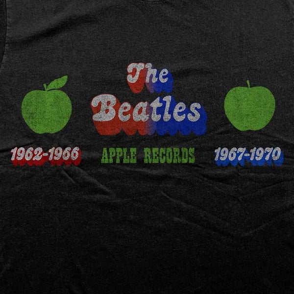 The Beatles Unisex Adult Apple Years T-Shirt