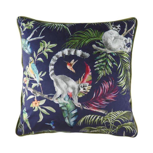 Evans Lichfield Jungle Lemur Cushion Cover
