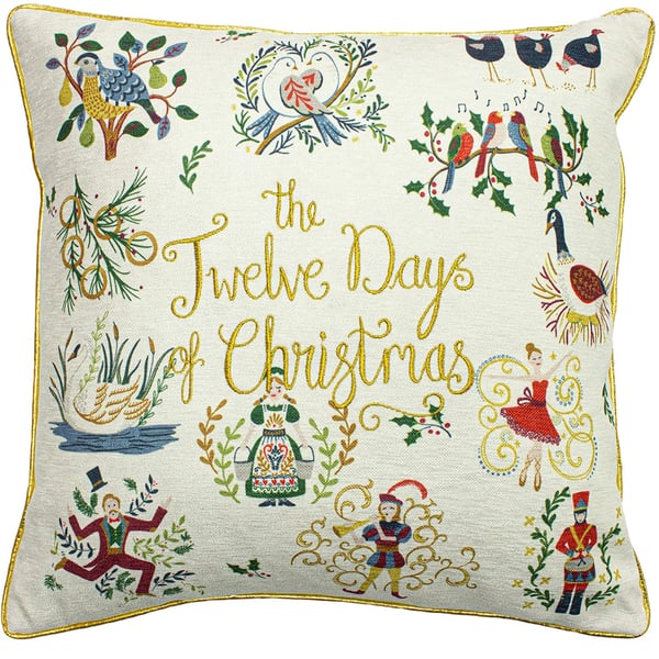 Furn Twelve Days of Christmas Cushion Cover