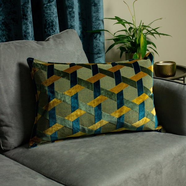 Riva Paoletti Delano Jacquard-samettityynynpäällinen