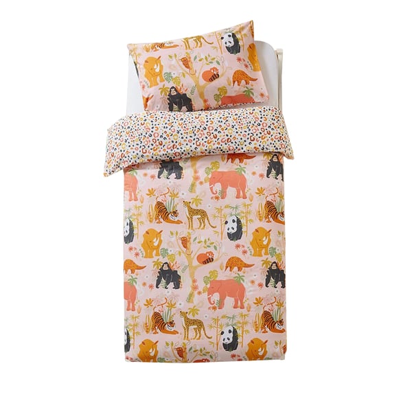 Little Furn Childrens/Kids Endangered Safari Duvet Cover Set