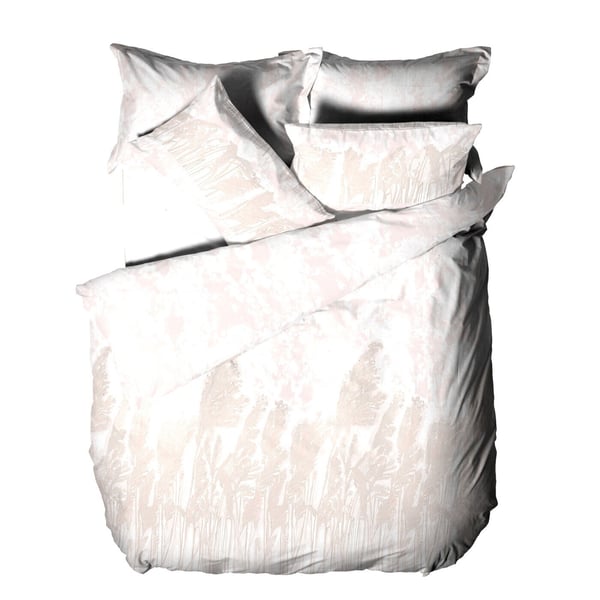 The Linen Yard Pampas Cotton Washed Duvet Cover Set