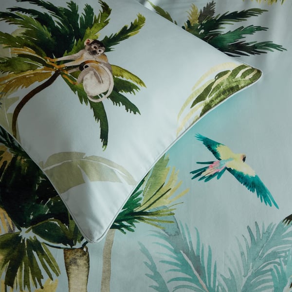 Paoletti Forsteriana Palm Tree Duvet Cover Set