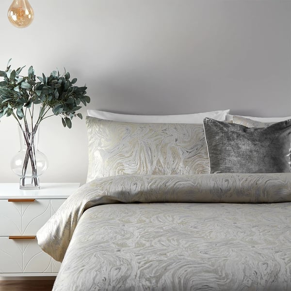 Paoletti Jacquard Marble -pussilakanasetti