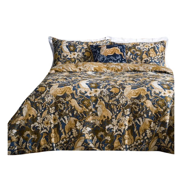 Paoletti Harewood British Cotton Animals Duvet Cover Set