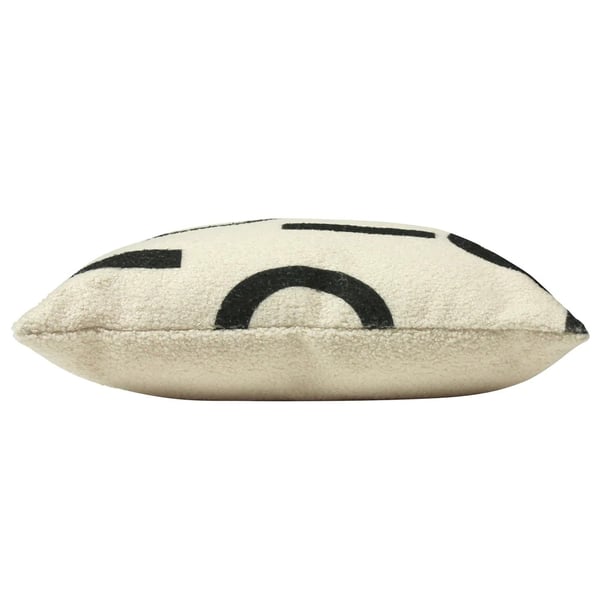Furn Shearling Tryckt Kuddfodral