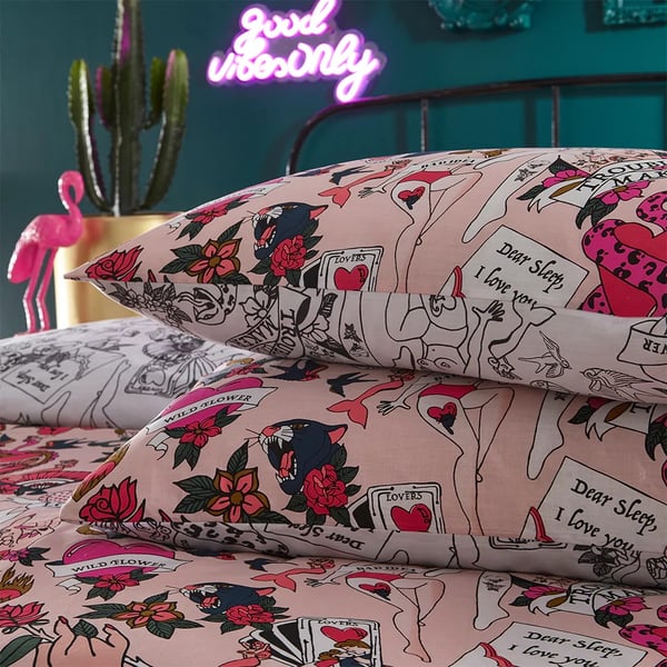 Furn Inked Tattoo Duvet Cover Set