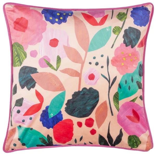 Kate Merritt Flower Girl Cushion Cover