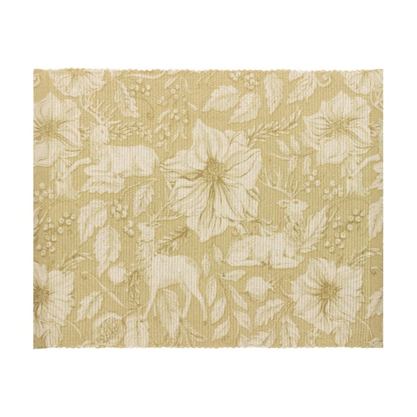 Paoletti Christmas Festive Stag Placemat (Pack of 4)