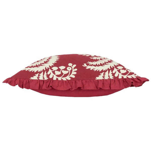 Paoletti Montrose Pleated Floral Cushion Cover