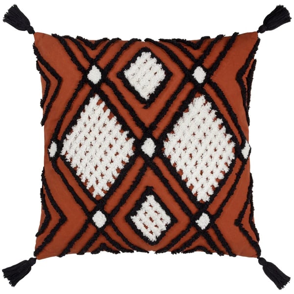 Furn Aquene Tassel Tufted Cushion Cover